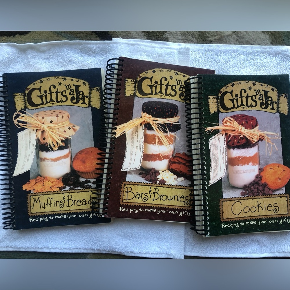 Gifts in a Jar Recipe Books Set of 3